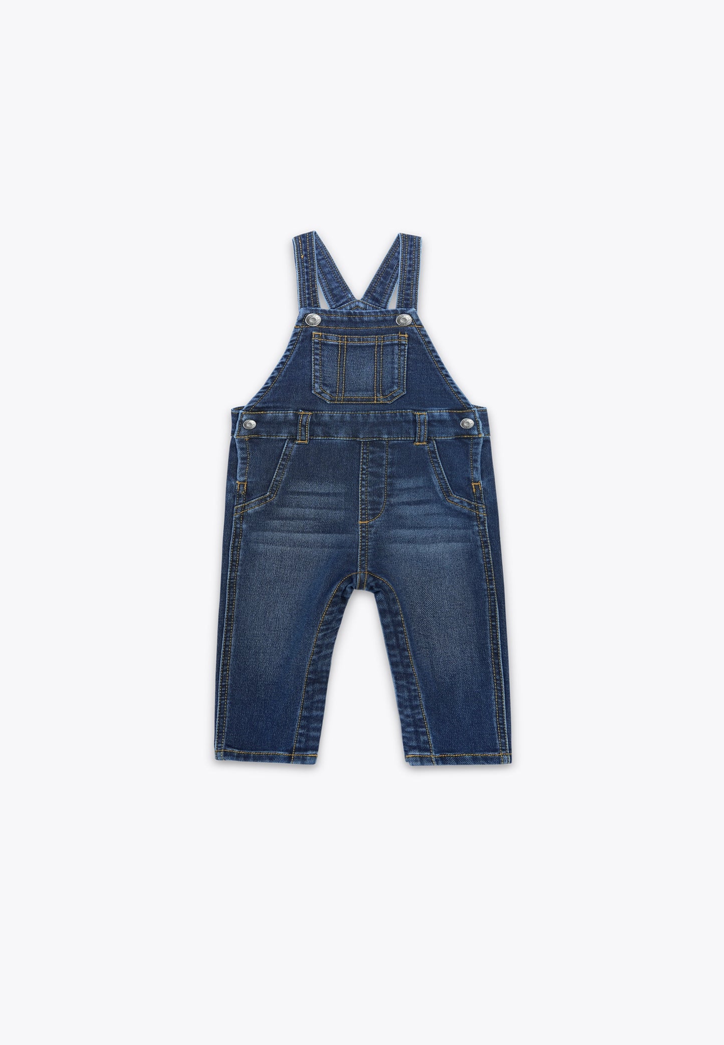 Indigo Fleece Dungarees