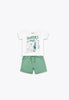 Completo 2 Pezzi in Jersey: T-Shirt e Shorts